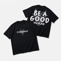 BLACK TEE - PURERAGE HEART